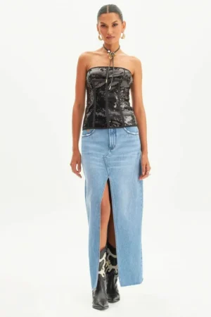 Top corsé palabra de honor