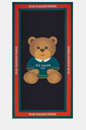 Jellystone towel teddy black